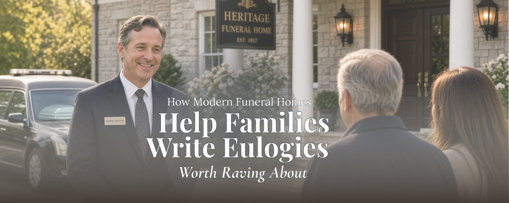 How Modern Funeral Homes Help Families Write Eulogies Worth Raving About