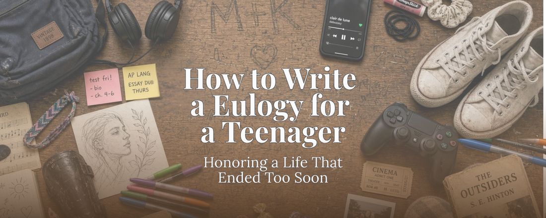 How to Write a Eulogy for a Teenager: Honoring a Life That Ended Too Soon